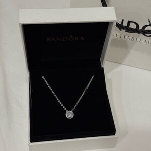 Pandora Silver Necklace Timeless Elegance